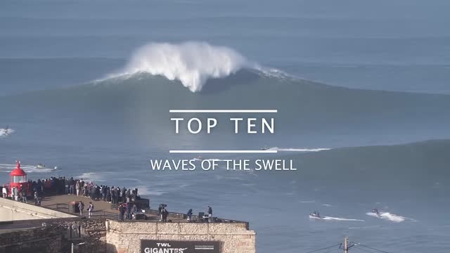 Top 10 BEST WAVES of NAZARE SWELL 2022.